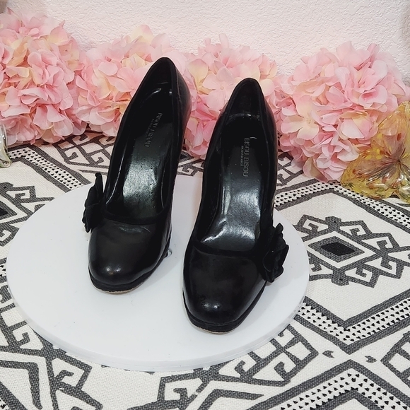 Bison bison Michele Bigot Low Heels Sz: 8.5 - Picture 1 of 12